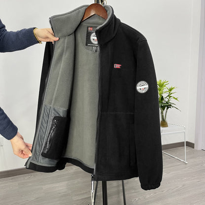 🔥New Upgraded Double-Layer Polar Fleece Jacket(49% OFF) (PACK OF 2 )